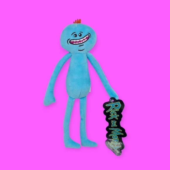 Rick And Morty Happy Mr. Meeseeks Plush Toy - Picture 1 of 7